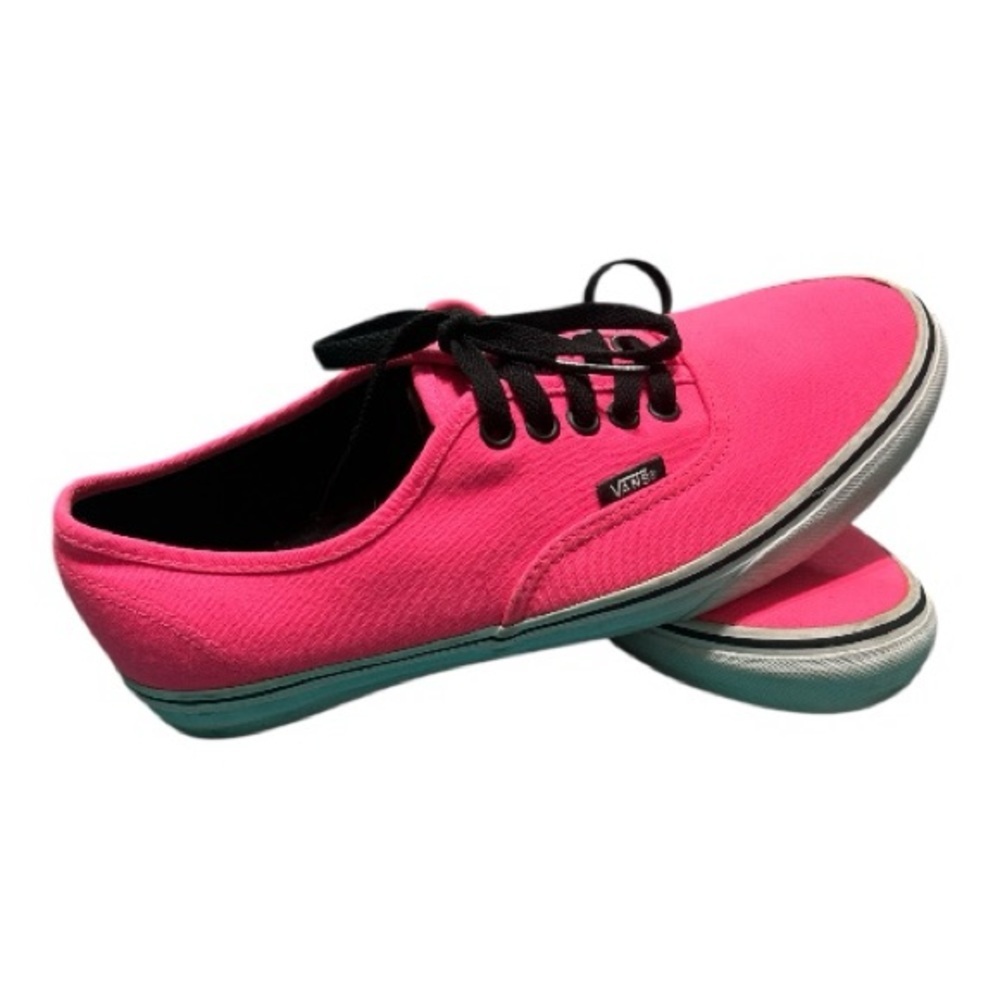 Vans, Vibrant Pink Lace-Up Sneakers - Picture 3 of 7